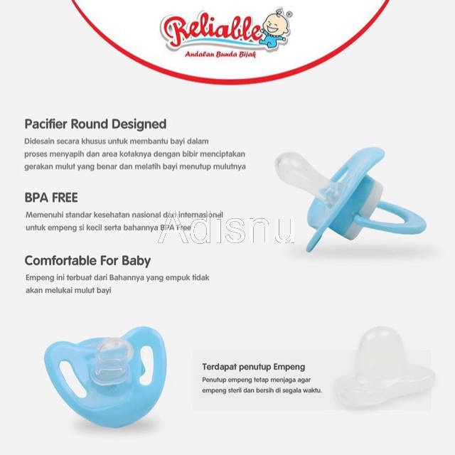 Reliable Empeng Bayi Aurora Prolate All Size RNP-8832