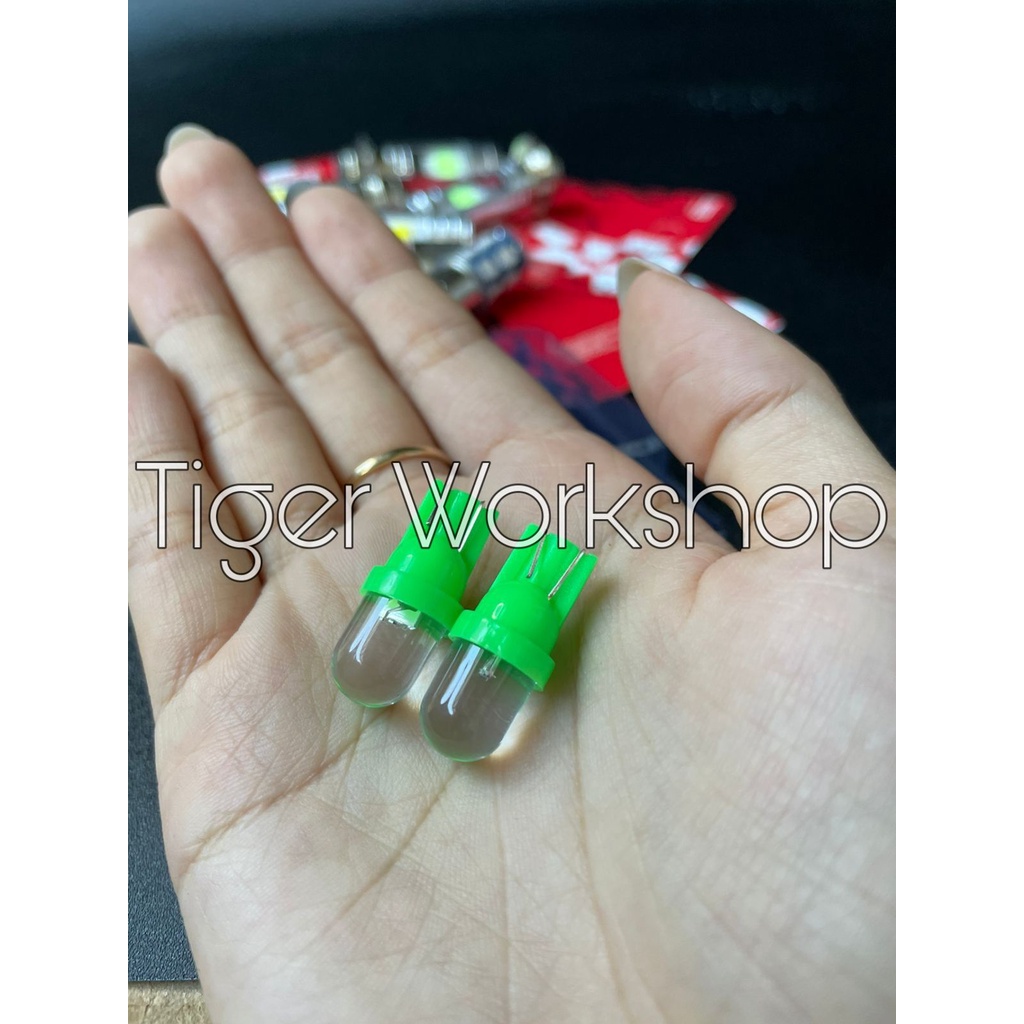 Lampu Motor senja sen 7 warna t10 lampu senja sein seri 7 warna kedap kedip pelangi colok T10