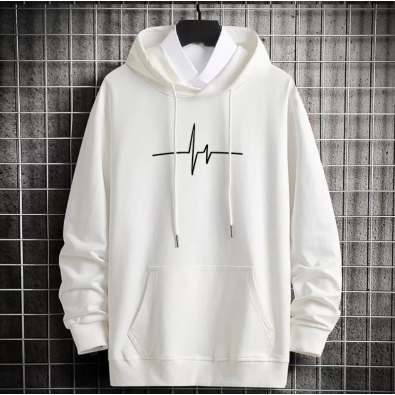 COD//DS//SWEATER HOODIE DETAK (M-L-XL-XXL)