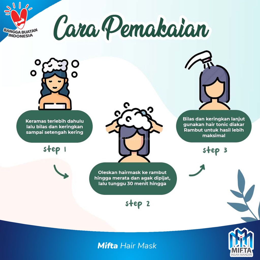 HAIR MASK CREAMBATH ALA SALON TOSCA / MASKER RAMBUT ALAMI