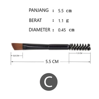 Kuas DNM Rias Make Up Brush Eyeshadow Eyebrow XX065