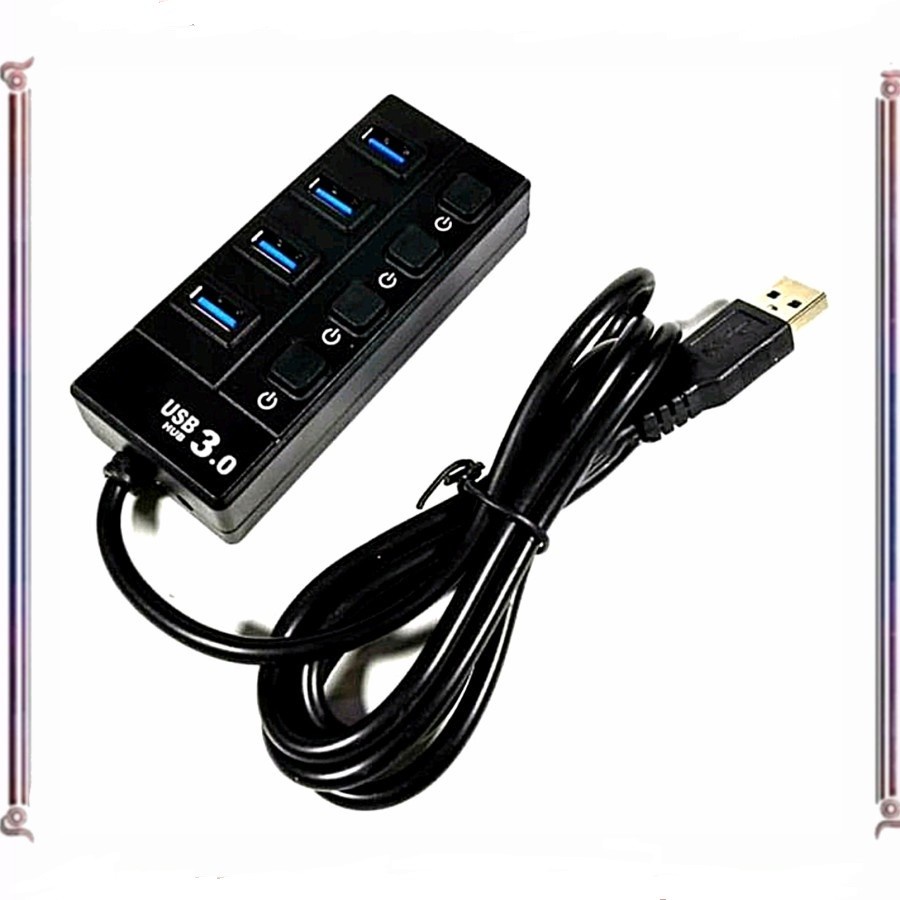 USB HUB 4 PORT MTECH SAKLAR 3.0