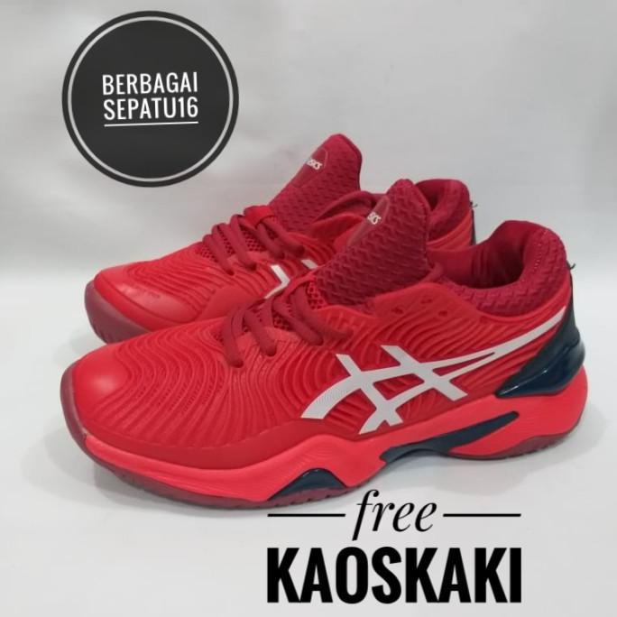 Sale Sepatu Tenis Asics Court FF 2 Sepatu Volly Pria - biru nevy, 39