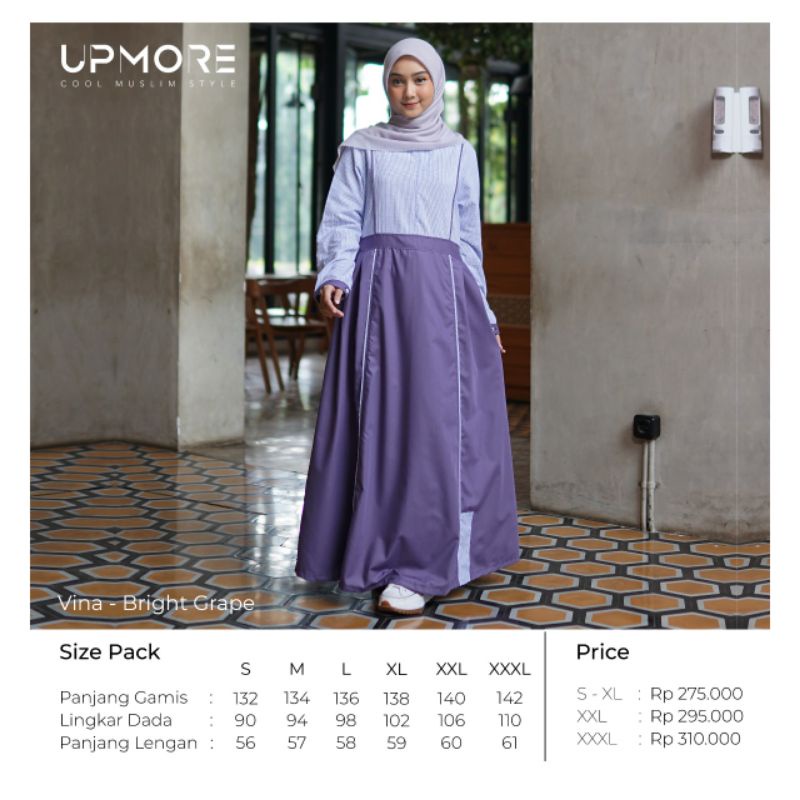 Baju Gamis upmore vina