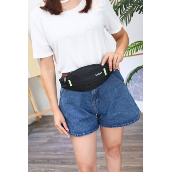 LJY15 Tas Pinggang  Pria Wanita Unisex Sport Waist Bag Murah Impor TKM