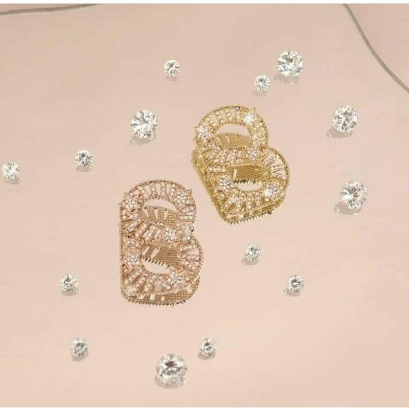 Signature Star Flapper Brooch Buttonscarves (Rose gold, Booked Bidan Utami)