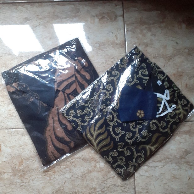 Minulyo Semlenget Kemeja Batik Pria Lengan Panjang Lapis Furing Katun Primisima Batik Solo