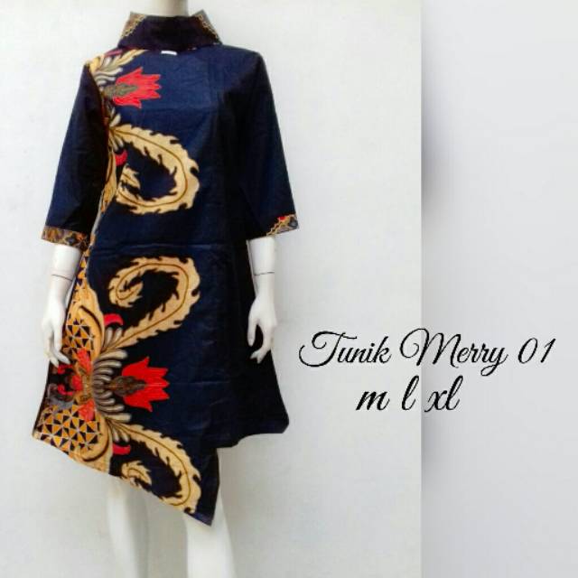 Tunik Batik Merry (geser Untuk Warna Lain)