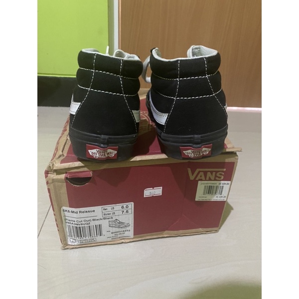 Vans Sk8 Mid Black Flame