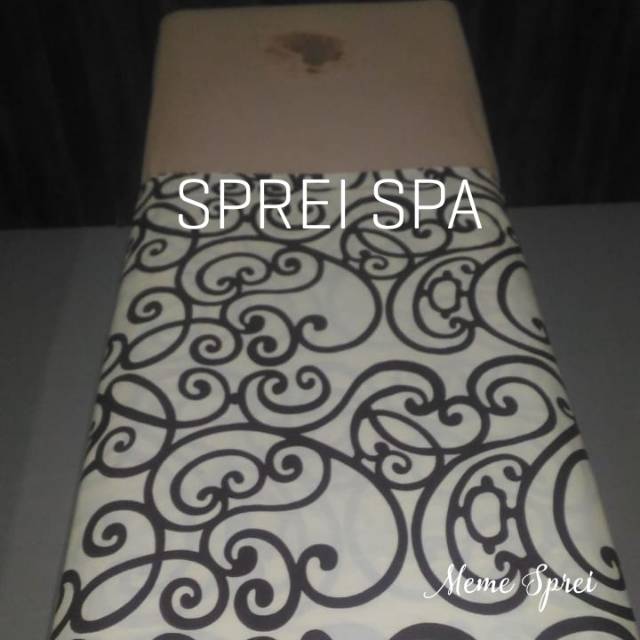 SPREI SPA /PIJAT REFLEKSI. Sprei dengan lubang untuk wajah. Murah  Berkualitas