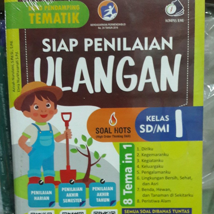 

❤BISA COD❤ BUKU PENDAMPING TEMATIK SIAP PENILAIAN ULANGAN SD KELAS 1. 2013