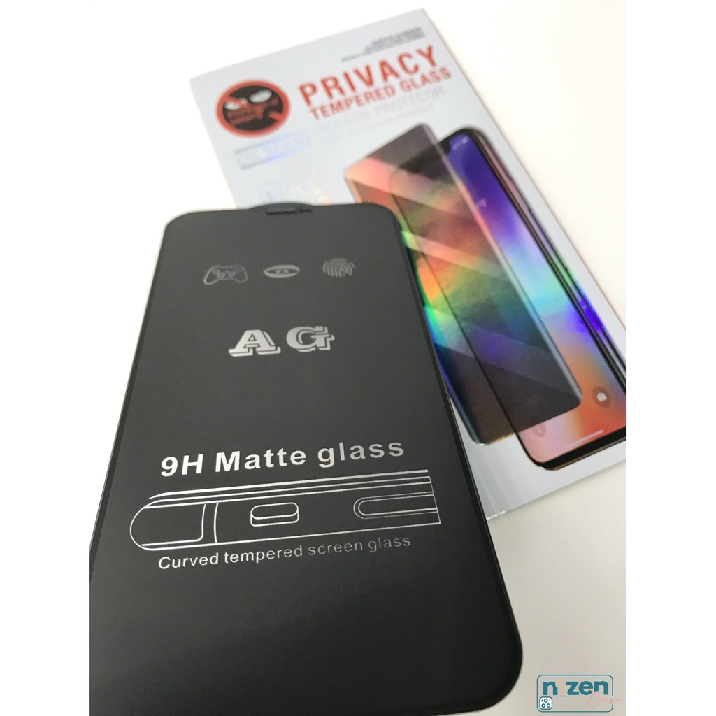 TEMPERED GLASS AG ANTI FINGERPRINT MATTE IPHONE-1