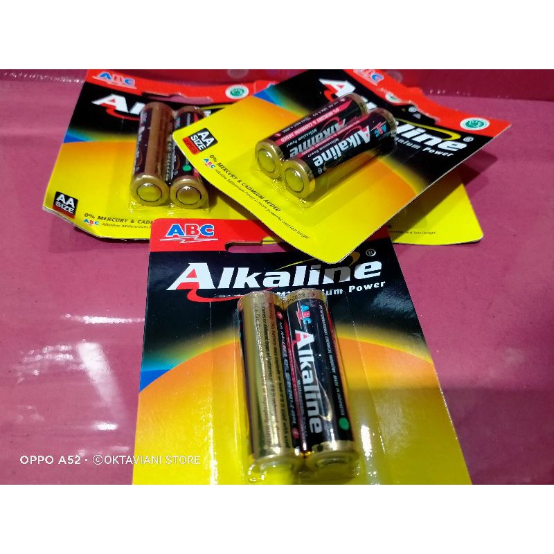 BATU BATERAI ALKALINE ABC AA