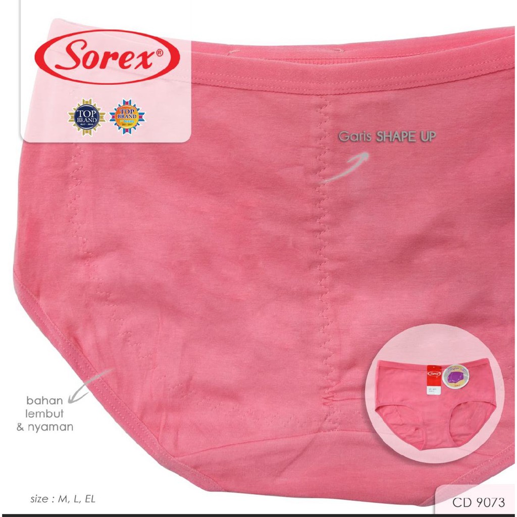 CELANA DALAM 9073 SOREX SHAPE UP / 9073 M , L , EL / XL