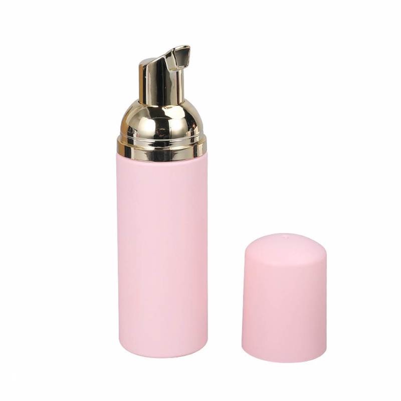 [50ml Mini Empty Refillable Empty Cosmetic container Cleanser Soap Shampoo Foaming Bottles Bottle] [Frosted Clear Color Plastic Foam Pump Bottles] [lotion essence Traveling and Outgoing Portable Container]