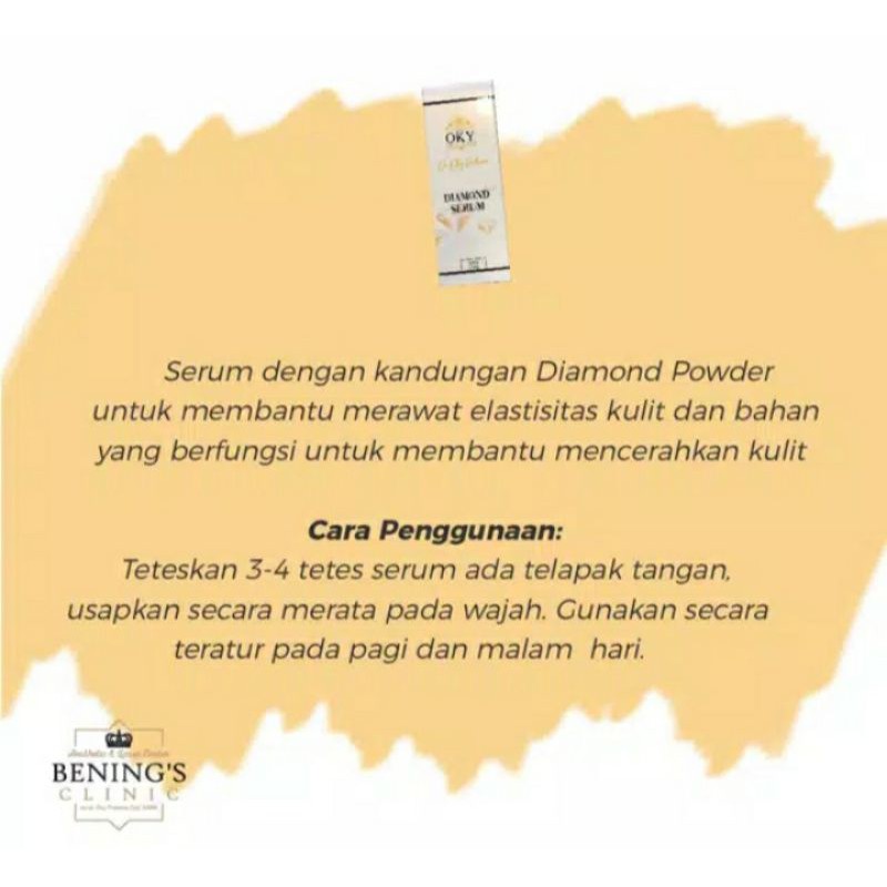 Super Whitening Diamond Serum dr. Oky Pratama Benings Clinic