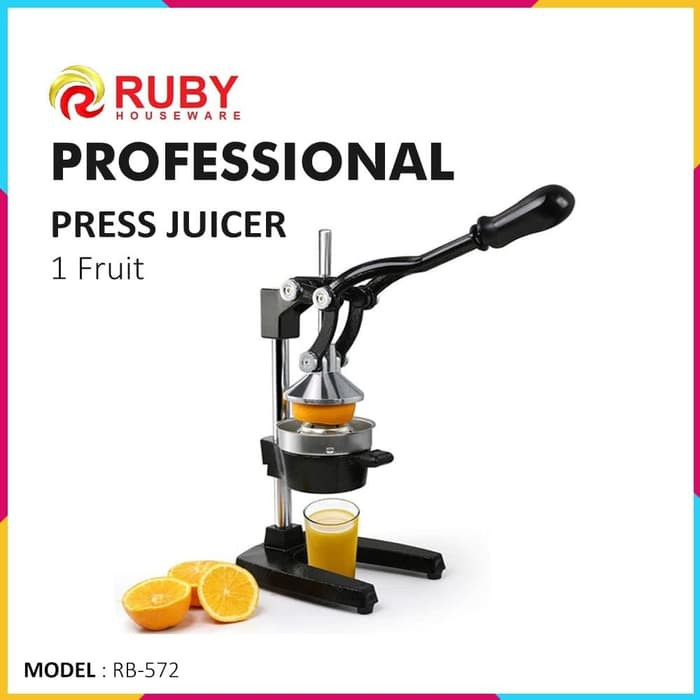 RUBY Professional Press Juicer RB-572 Perasan Jeruk Stainless