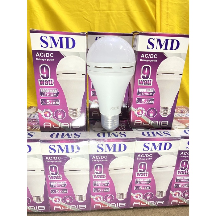 Lampu Emergency SMD LED 9 12 15 18 Watt MY LED Ajaib II SMD Emergency Lamp menyala otomatis tahan lama hemat energi