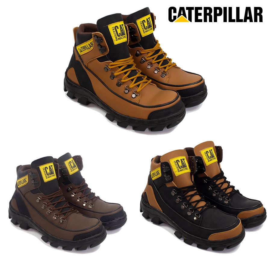 SEPATU CATERPILLAR ARGON SEPATU BOOTS SAFETY PRIA UJUNG BESI - Bisa Bayar Di Tempat