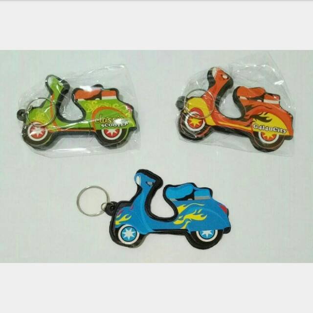 SOUVENIR GANTUNGAN KUNCI VESPA / SOUVENIR GANTUNGAN MOTOR