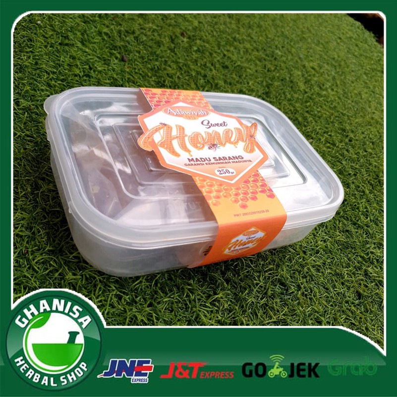 

MADU SARANG MURNI ADAWIYAH 99 ASLI SWEET HONEY GARANSI KEMURNIANNYA | UKURAN 250 GRAM DAN 500 GRAM