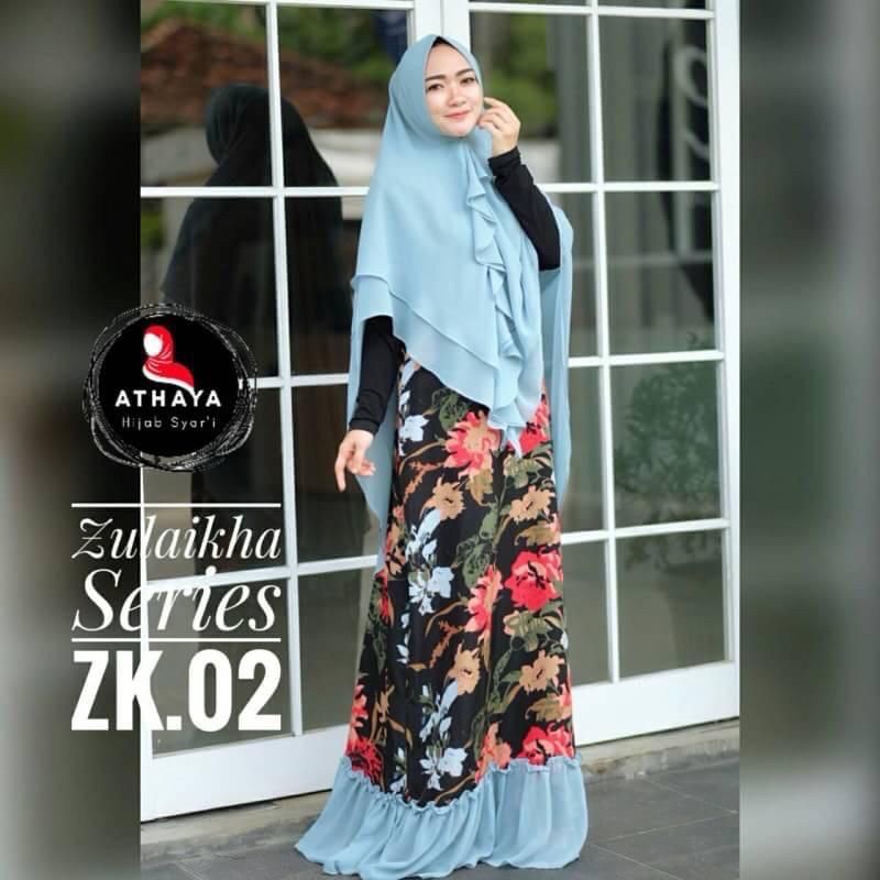 GAMIS BAGUS MURAH / GAMIS SET Zulaikha Series by Athaya Hijab Syari