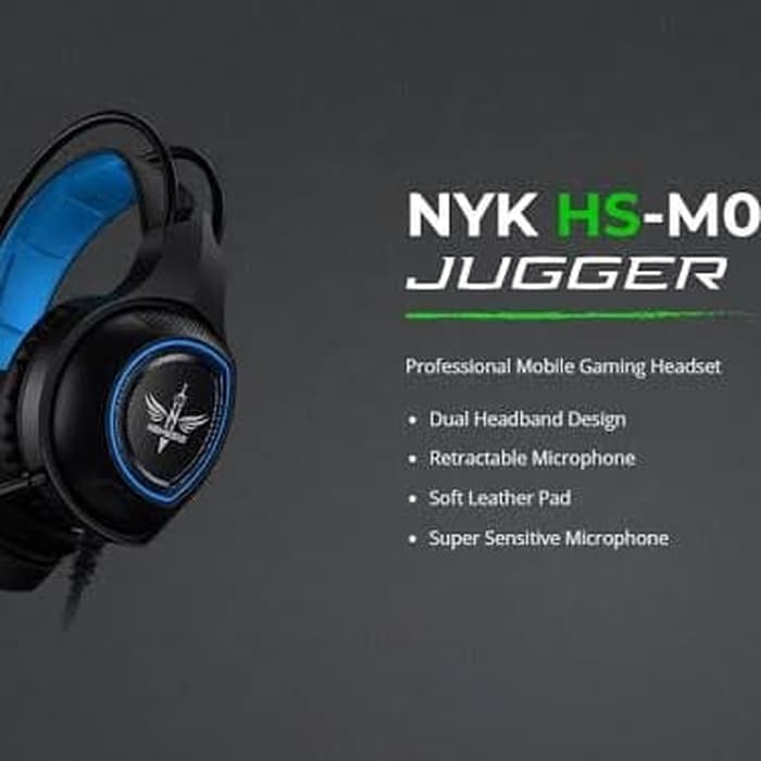 NYK Headset Mobile Gaming HS-M01 JUGGER