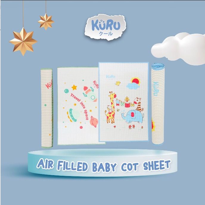 Kuru Baby Organic Healthy Cot Sheet | Perlak Organik Alas Ompol Mandi Bayi