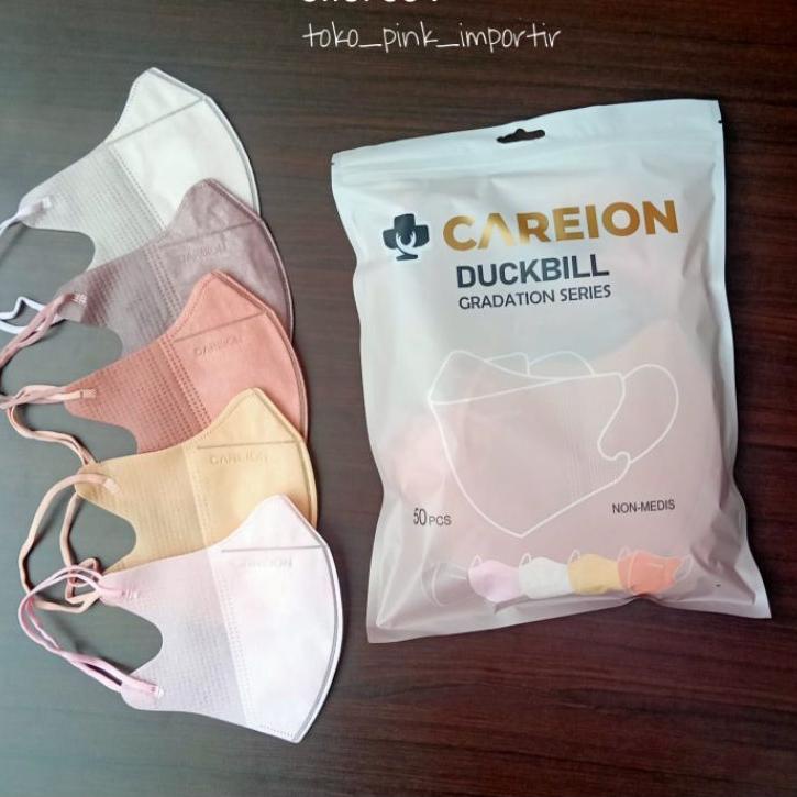 Spesial - MASKER DUCKBILL DB MIX WARNA CAREION ALKINDO CCARE GRADATION SERIES DUCKBILL MULTICOLOR PU