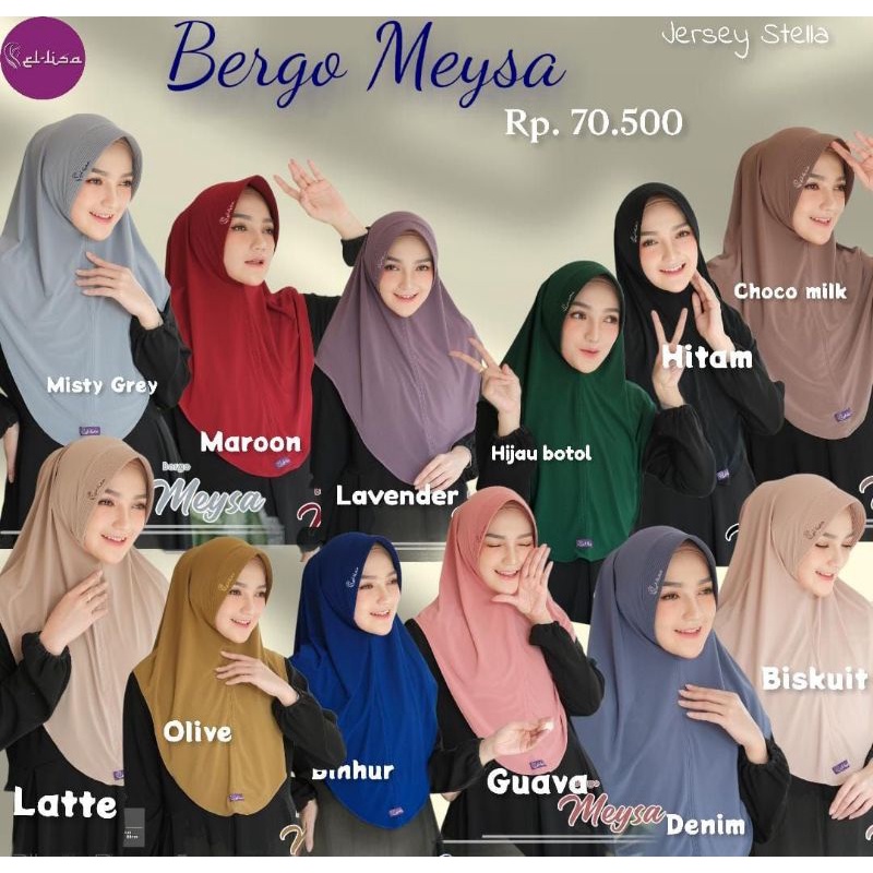 Hijab Instan Ellisa Bergo Meysa