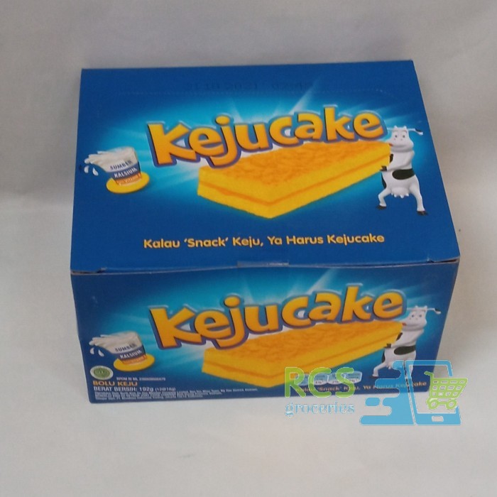 

Keju Cake Bolu Rasa Keju - 1 pack isi 12