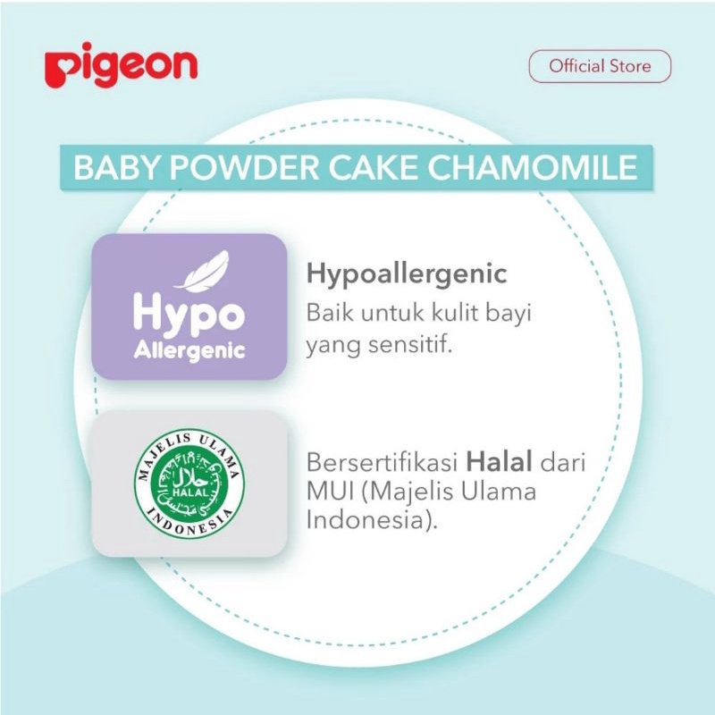 PIGEON Baby Powder Cake Chamomile Refill 45g