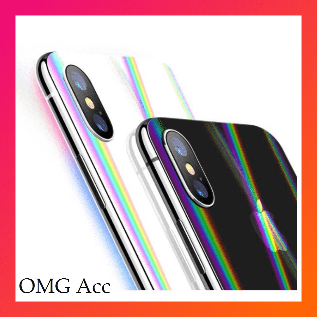 Cover Belakang case HP AURORA pelangi Xiaomi Redmi Note 4/4X,5A,5/Pro,6,7,8,9,10 5G 11 Pro, MI GO