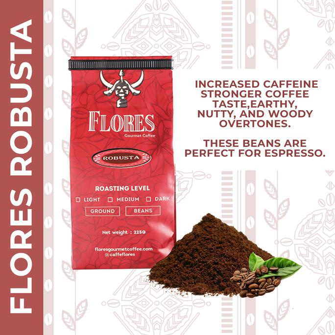

Produk Unggulan Flores Gourmet Coffee Robusta (Bubuk) Single-Origin Trendi