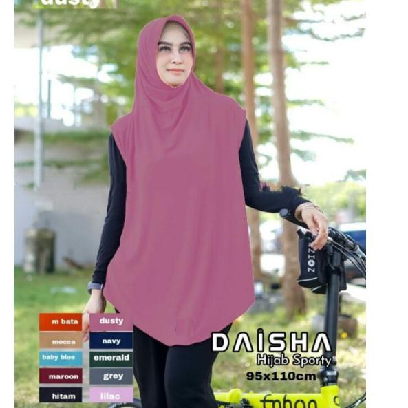 Best Seller Jilbab Sporty Jumbo Jilbab Olahraga Menutup dada jersey spandex