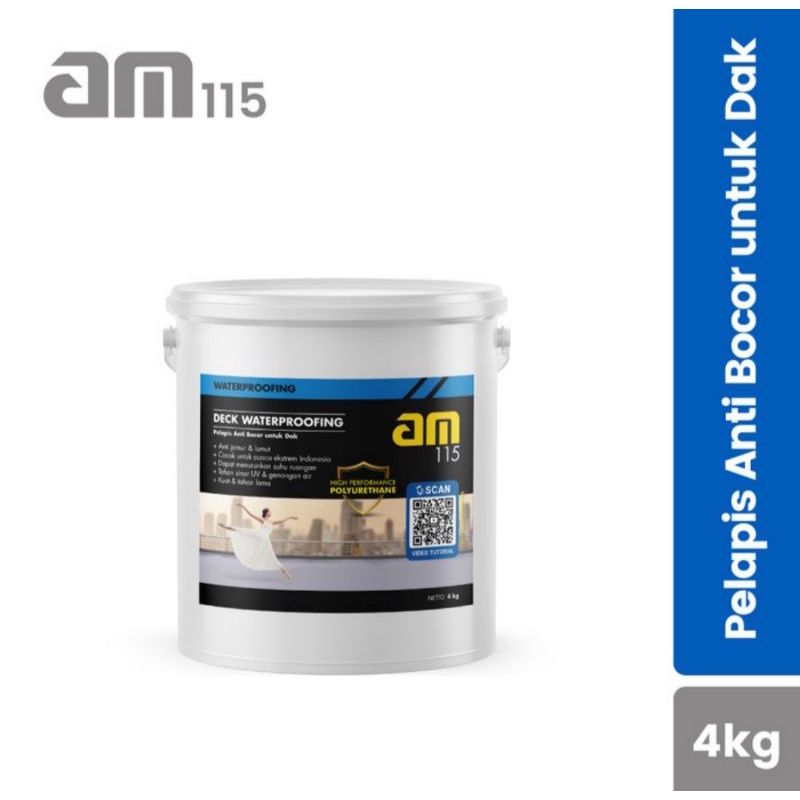 AM 115 - PELAPIS ANTI BOCOR ATAP DAK 4KG - Dark Grey