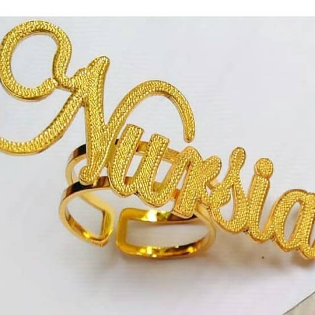 BROS RING HIJAB UKIR NAMA CUSTOM /BROS HIJAB BISA PESAN NAMA