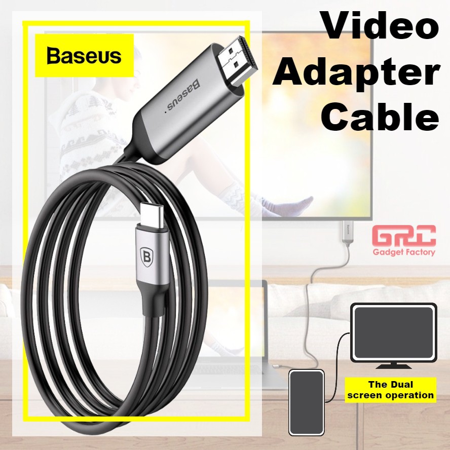 Kabel Adapter Type C Male to HDMI 4K Male Converter Video Cable