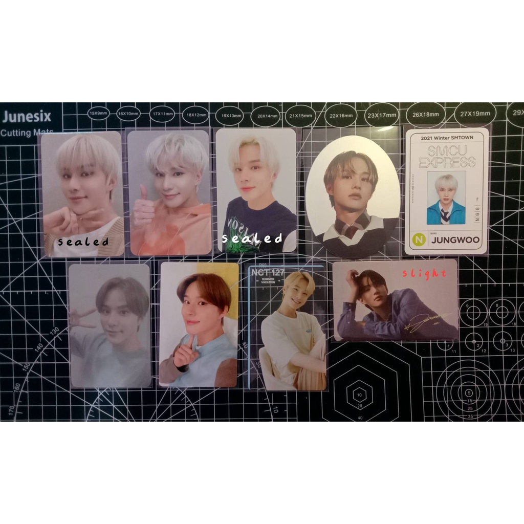 PHOTOCARD PC JUNGWOO MUMO FAVORITE STICKER, DICON SET, YIZHIYU RESONANCE PT.1 PT. 2, PENDANT CARD CL