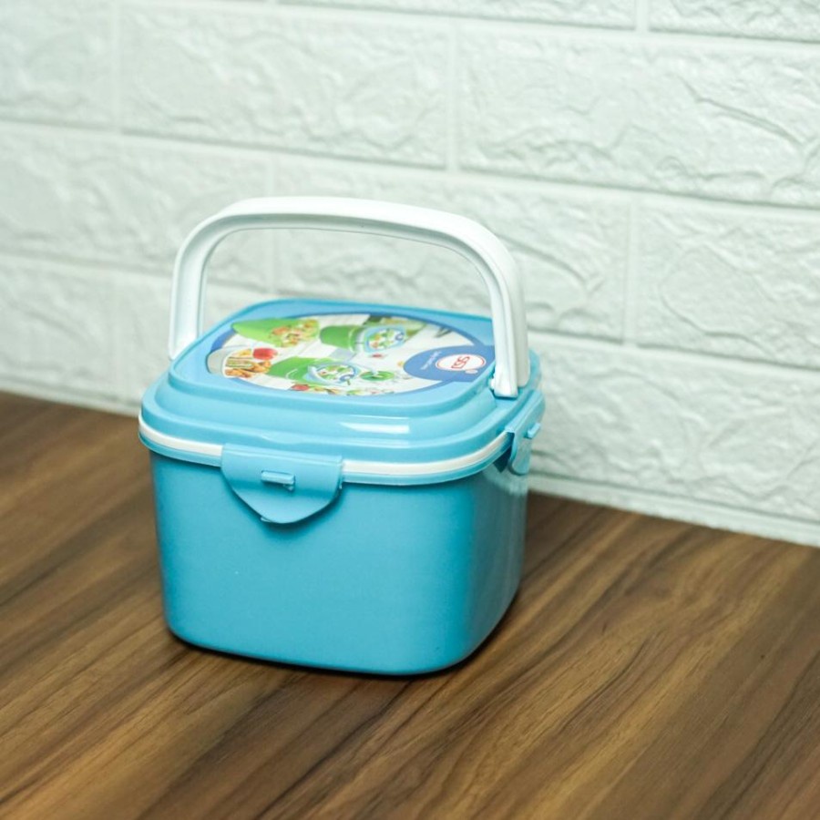 Lunch Box Plastik Susun SSJ - Kotak Makan Cantik dengan Gagang