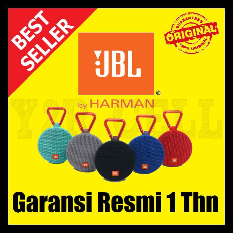 JBL Clip 2 Bluetooth Speaker Clip Original Garansi Resmi IMS - Hitam BERKUALITAS