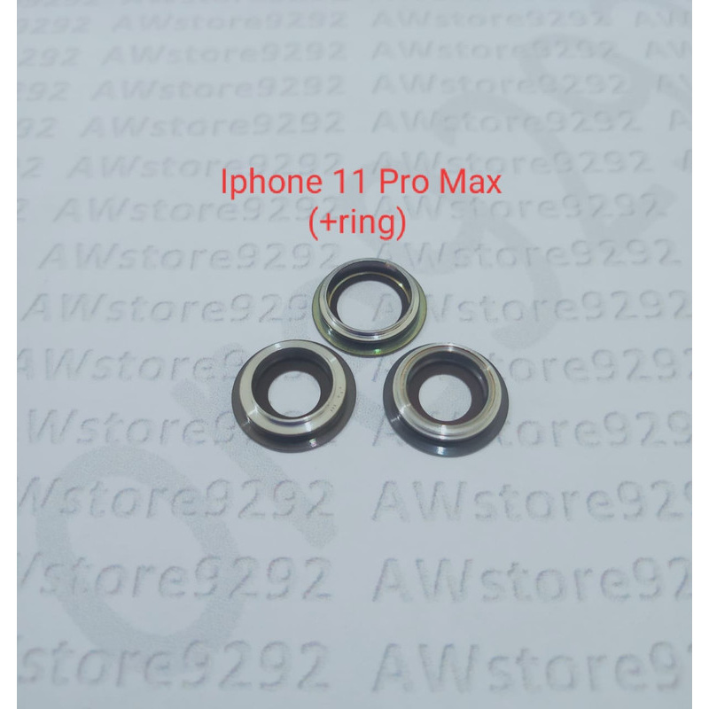 Camera Lens Lensa dan Kaca Kamera Belakang iP11 Pro Max with Ring IP 11