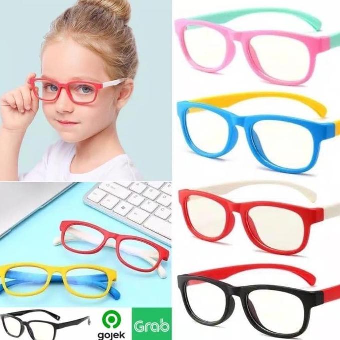 kacamata anak usia 2-9 tahun anti radiasi HP/tv/komputer