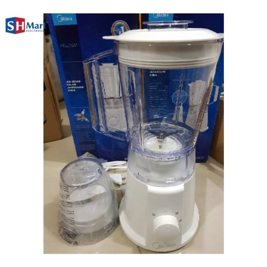 BLENDER PLASTIK MIDEA 1,25 LITER BL-11972 BLENDER MURAH