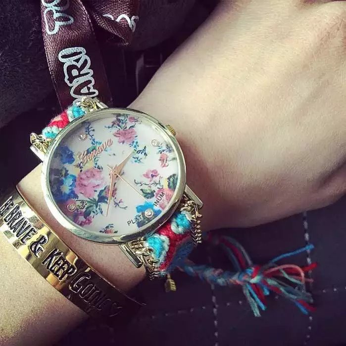 Jam Tangan Remaja & Wanita Tali Rajut Edge-5