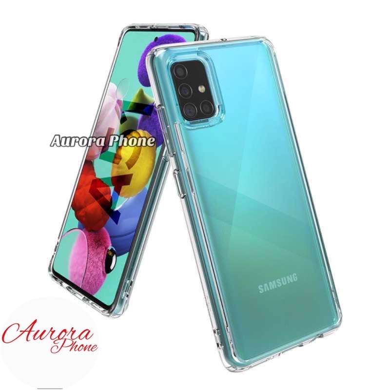 Samsung Galaxy A51 Premium High Quality Military Space Clear Case Samsung A51 / Case Acrylic Samsung