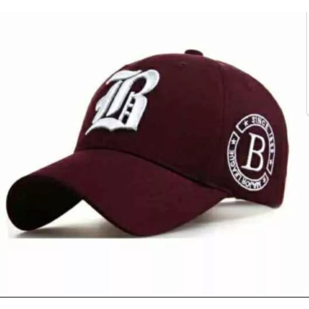 Topi baseball Distro Topi Baseball Pria dan Wanita Logo Lb