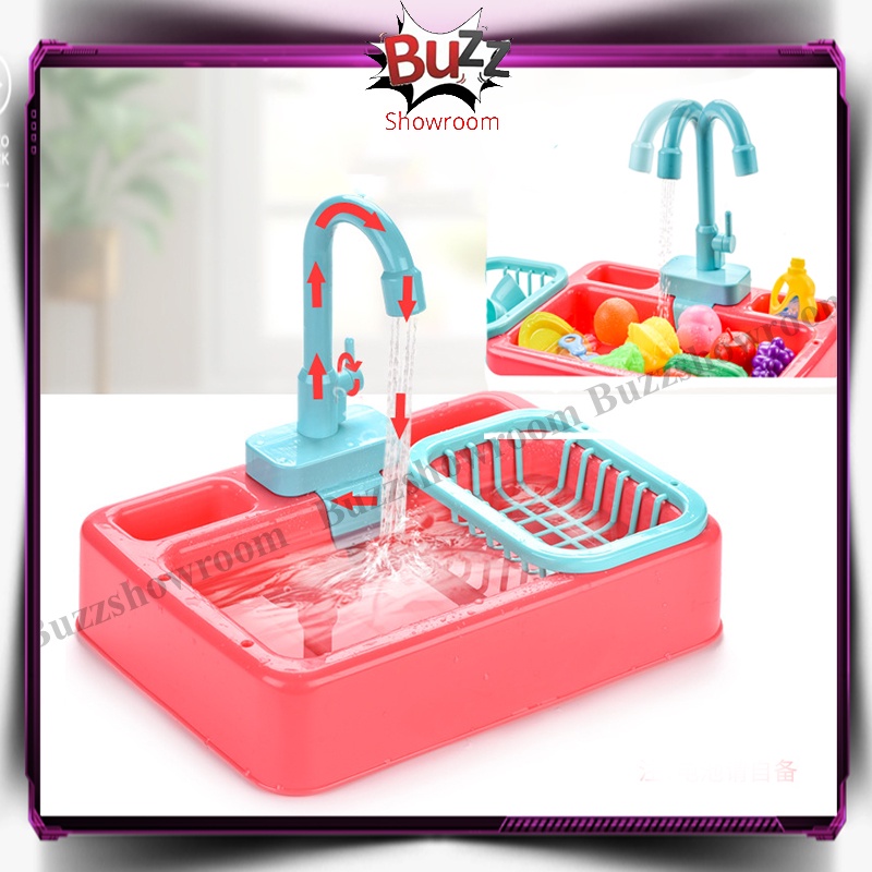 Kitchen Sink wastafel wash bin Mainan anak  cuci piring