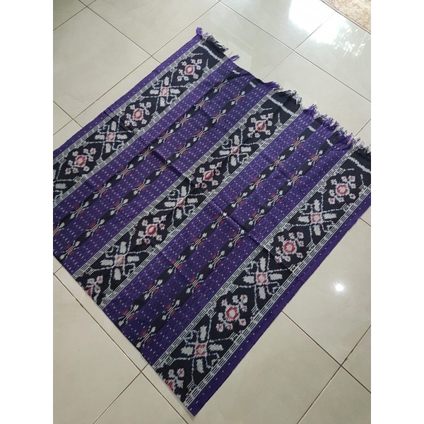 ELPHI Kain Tenun Etnik Blanket Ungu Lilac