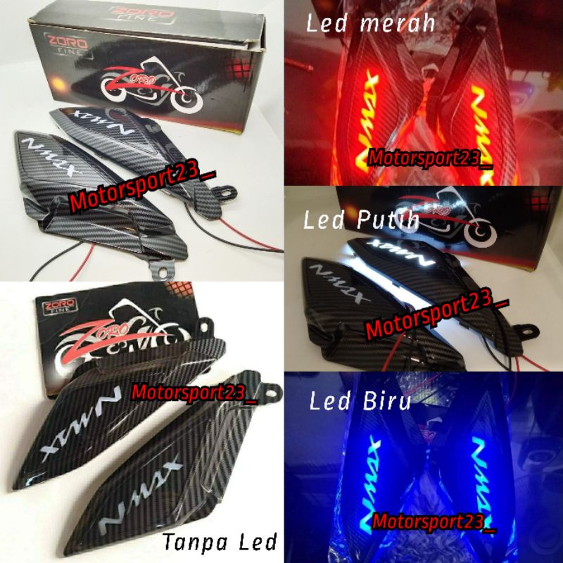 Cover tutup body pijakan samping set kiri kanan New Nmax 2020-2021 Cover tutup body samping Nmax Car